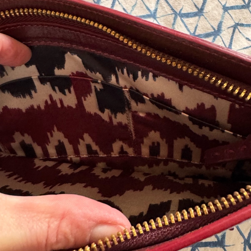 Mehry Mu Burgundy Leather Clutch - Picture 4 of 5